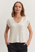 Load image into Gallery viewer, Velvet Elorie Top - Cream