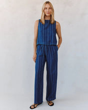 Load image into Gallery viewer, Bella Dahl Drawstring Pant - Indigo Stripe