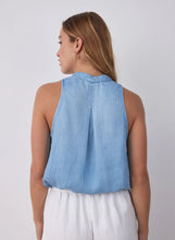 Load image into Gallery viewer, Bella Dahl Sleeveless Elastic Waist Pullover - Caribbean Wash