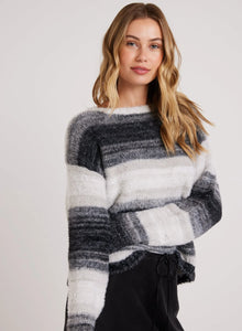 Bella Dahl Slouchy Sweater - Warm Grey Ombre