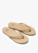 Load image into Gallery viewer, Beek Sunbeam Leather Flip Flop Sandal - Beach/Raffia