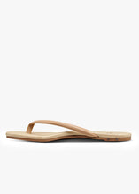 Load image into Gallery viewer, Beek Sunbeam Leather Flip Flop Sandal - Beach/Raffia