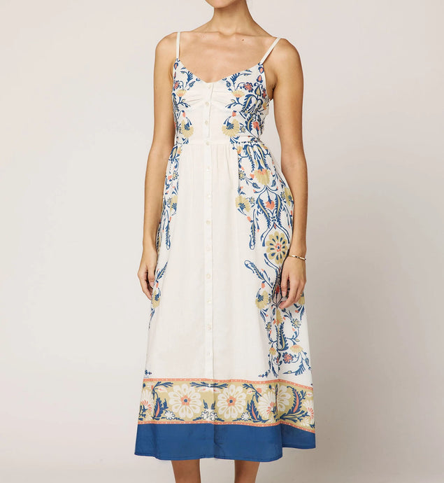 Cleobella Tamasin Midi Dress - Monaco Print