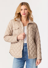 Load image into Gallery viewer, J. Society Nylon Quilted Shirt Jacket - 3 Colors