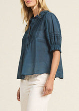 Load image into Gallery viewer, Trovata Jess Blouse - Teal