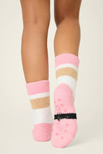 Load image into Gallery viewer, P.J. Salvage Cozy Crew Holiday Socks with Grippers - 4 Colors