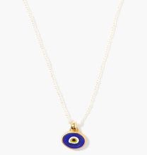 Load image into Gallery viewer, Chan Luu Mya Evil Eye Necklace - Blue Mix