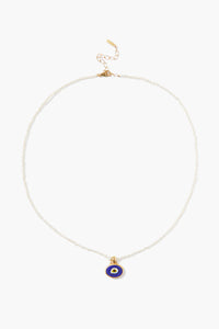 Chan Luu Mya Evil Eye Necklace - Blue Mix