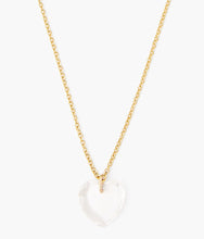 Load image into Gallery viewer, Chan Luu Crystal Heart Chain Necklace - Gold