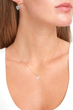 Load image into Gallery viewer, Chan Luu Crystal Heart Chain Necklace - Gold