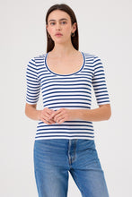 Load image into Gallery viewer, Goldie Rib Half Sleeve Scoop - 2 Colors