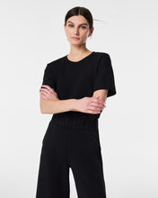 Load image into Gallery viewer, Spanx Airessentials Cropped Wide-leg Jumpsuit - Very Black