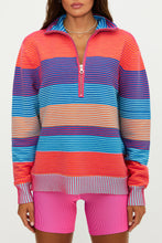 Load image into Gallery viewer, Beach Riot Lainey Sweater - Vibrant Volley Stripe