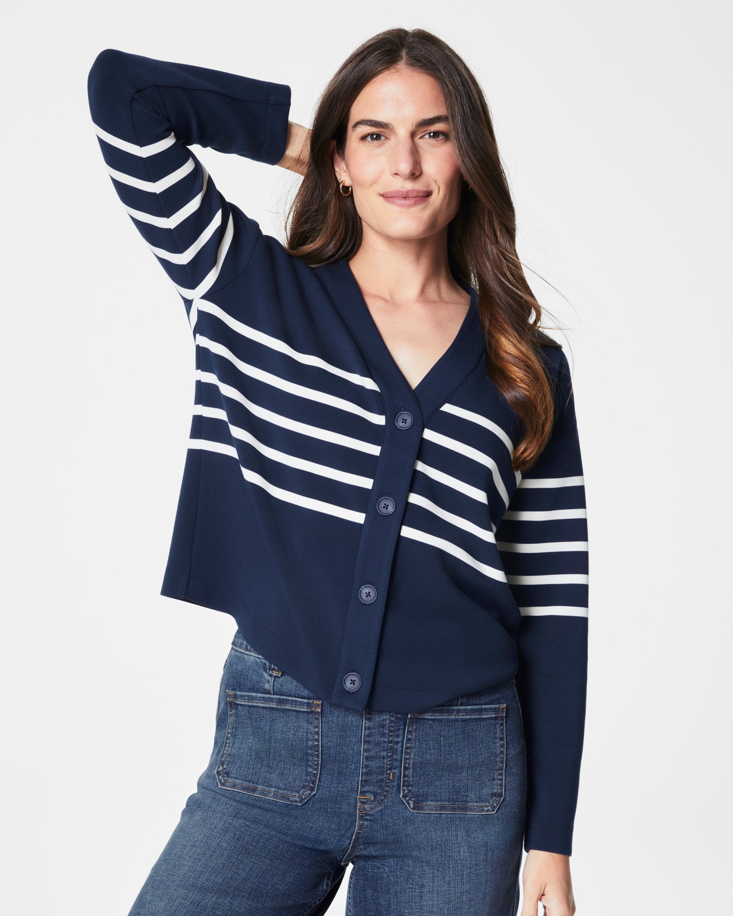 Spanx AirEssentials Cardigan - Stripe