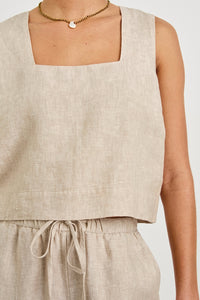 Rails Akira Top - Heathered Flax
