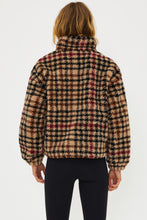 Load image into Gallery viewer, Beach Riot Leona Sherpa - Midnight Houndstooth