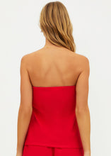 Load image into Gallery viewer, Beach Riot Celeste Strapless Top - Red
