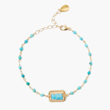 Load image into Gallery viewer, Chan Luu Beaded Bezel Wrapped Stone Bracelet - 2 Colors