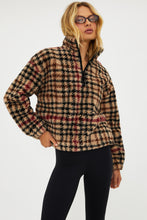 Load image into Gallery viewer, Beach Riot Leona Sherpa - Midnight Houndstooth