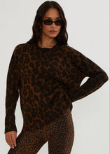 Load image into Gallery viewer, Beach Riot Callie Sweater - Caramel Leopard