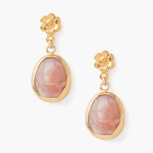 Load image into Gallery viewer, Chan Luu Flower Drop Earrings - Pink Opal