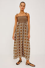 Load image into Gallery viewer, Rails Becca Dress - Cocoa Daisy Embroidery