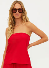 Load image into Gallery viewer, Beach Riot Celeste Strapless Top - Red