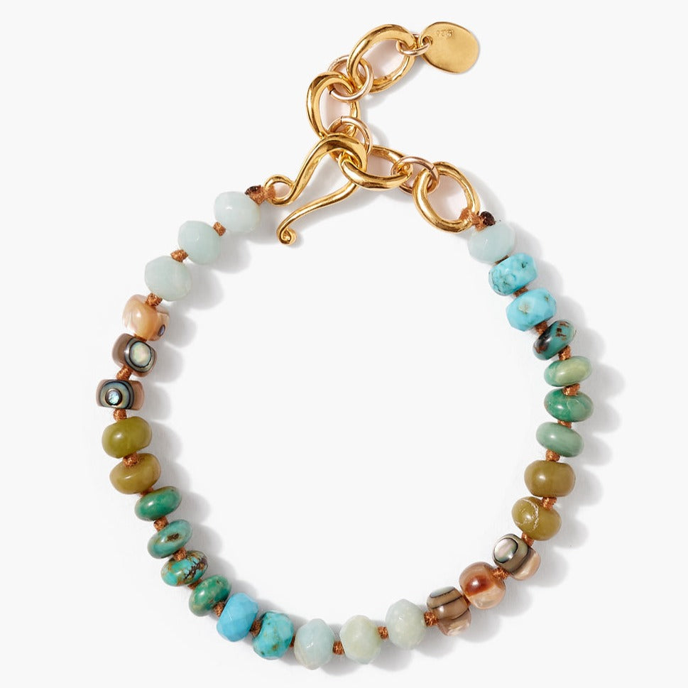 Chan Luu Mixed Stone Bracelet - Turquoise Mix