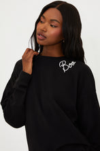 Load image into Gallery viewer, Beach Riot Devyn Oversized Sweatshirt - Boo Black