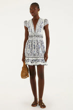 Load image into Gallery viewer, Farm Rio Flowers Arch Off-White Mini Dress