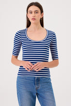 Load image into Gallery viewer, Goldie Rib Half Sleeve Scoop - 2 Colors