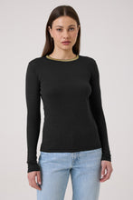 Load image into Gallery viewer, Goldie L/S Metallic Ringer Tee - 3 Colors