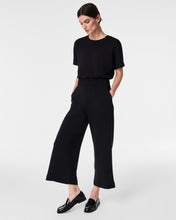 Load image into Gallery viewer, Spanx Airessentials Cropped Wide-leg Jumpsuit - Very Black