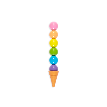 Load image into Gallery viewer, OOLY Rainbow Scoops Vanilla Scented Stacking Erasable Crayons