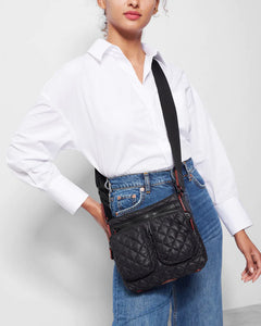MZ Wallace Quilted Small Mia - Black