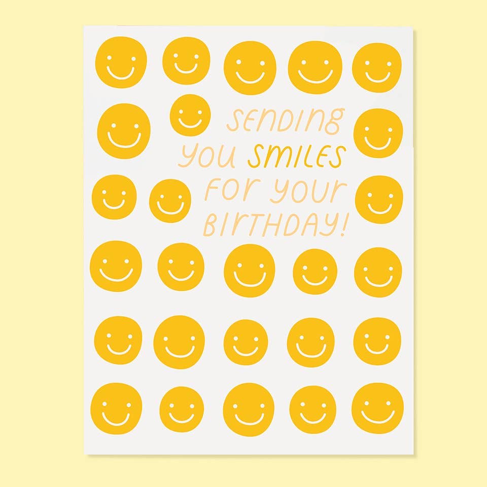 The Good Twin Sending Smiles Birthday Card