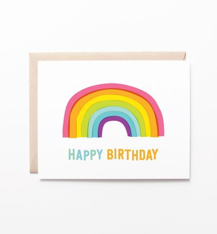 Graphic Anthology Rainbow Birthday Card