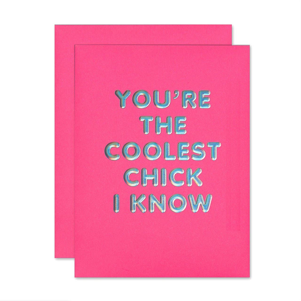 The Social Type Coolest Chick Friendship Card