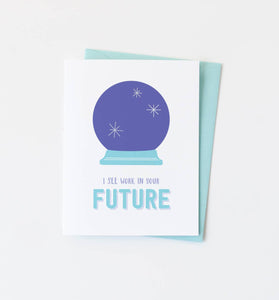 Graphic Anthology Future Work Greeting Card
