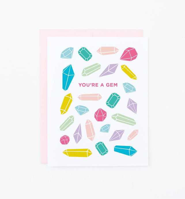 Graphic Anthology - You're a Gem card
