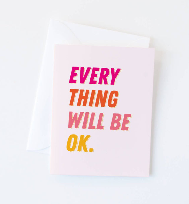 Graphic Anthology - Everything OK card