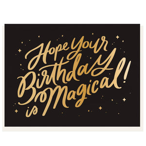 Dahlia Press Magical Birthday Foil Card