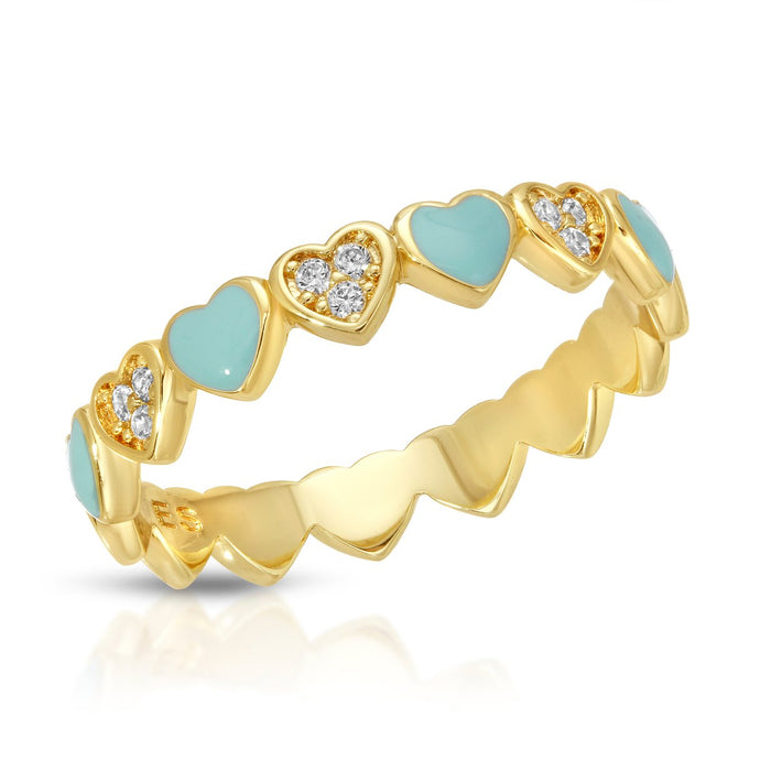 Elizabeth Stone First Crush Stacking Ring - 4 Colors