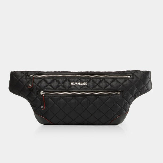 MZ Wallace Crosby Belt Bag - Black