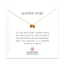 Load image into Gallery viewer, Dogeared Guardian Angel Wings Necklace - Gold