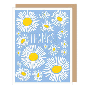 Apartment 2 Cards Abstract Daisies Thank You Card