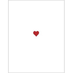 Gina B Designs Red Heart Card