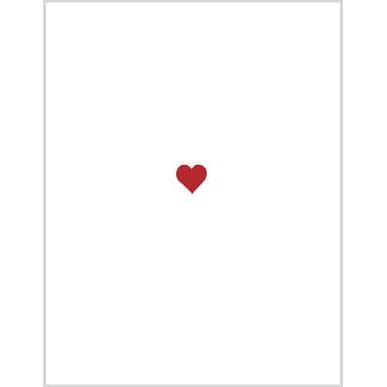 Gina B Designs Red Heart Card