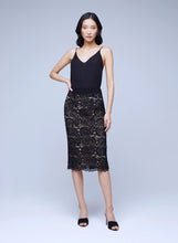Load image into Gallery viewer, L&#39;AGENCE Royal Pencil Skirt - Black