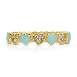 Elizabeth Stone First Crush Stacking Ring - 4 Colors